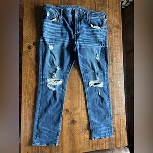 American Eagle Airflex+ Distressed Skinny Jean